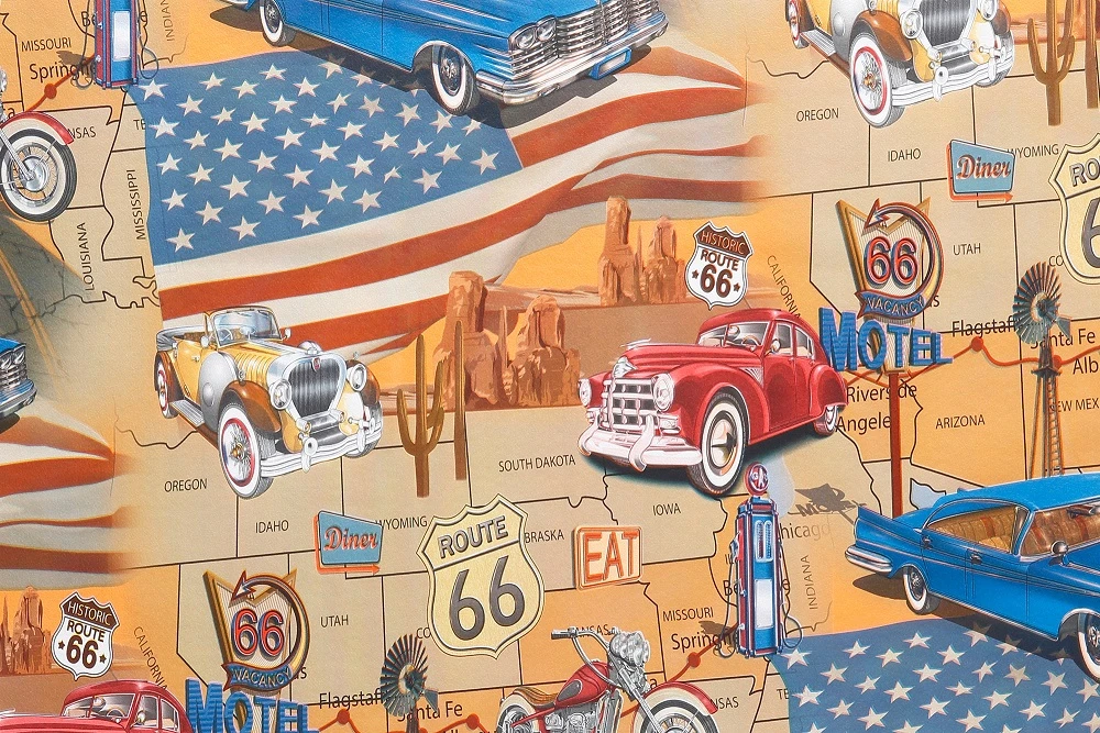 DECORELLI ARTE STYLO BRANCO ROUTE 66